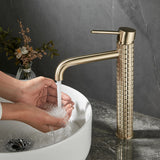 DiamondLux Waschtischarmatur – Schwarzer Einhebel Wasserhahn aus Messing