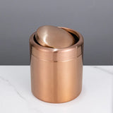 RoséDesk MiniBin Edelstahl Tisch-Mülleimer