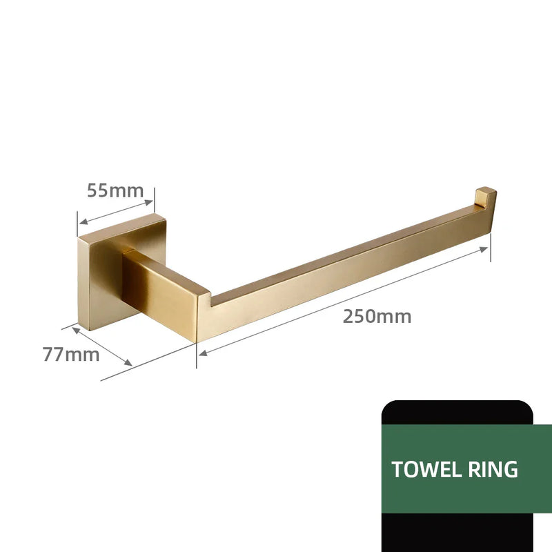 Badezimmer-Hardware-Set | Edelstahl – Gebürstetes Finish