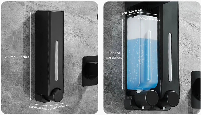 WallLux 500ML Wandmontage-Zeepdispenser
