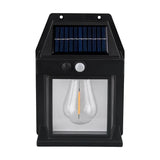 SonnenWacht Außenwandleuchte – Solarleuchte mit Bewegungsmelder | IP65 Wetterschutz & 3 Lichtmodi | Dekorative Gartenbeleuchtung