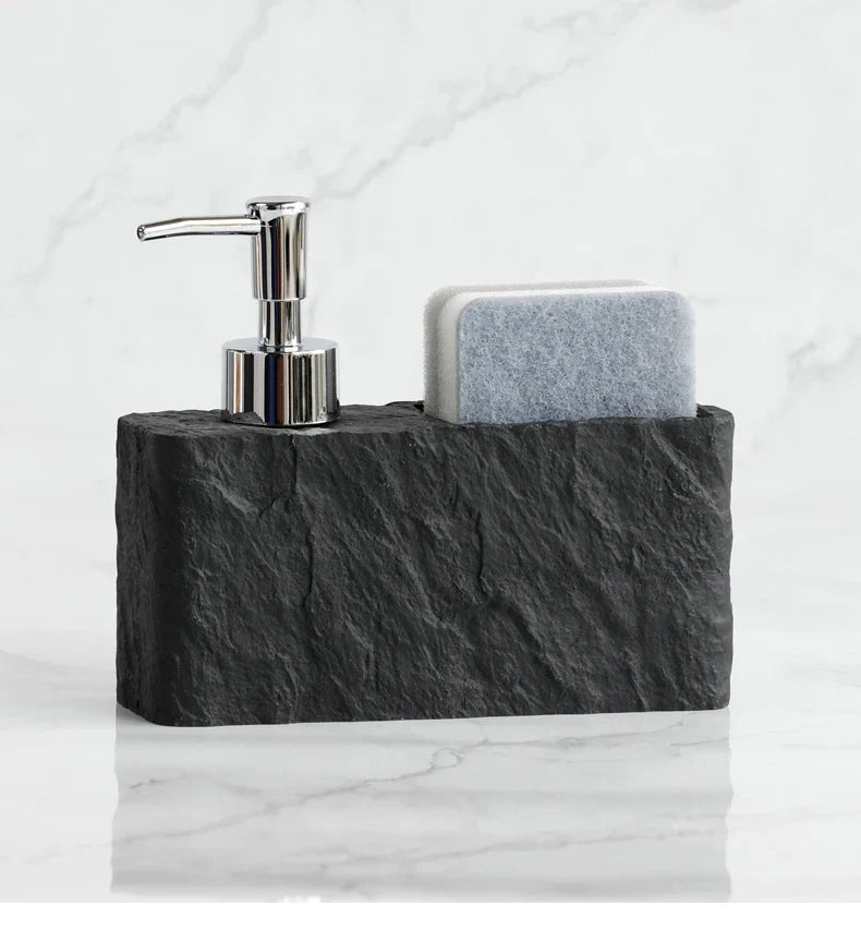 StoneTouch Seifenspender mit Schwammhalter