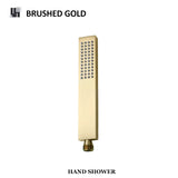 Verstellbare Duschstange Wandmontage – Brausestange Set | Edelstahl Handbrause | Wassersparend & Modern