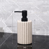 CeramiPure Studio Kreativer Keramik Seifenspender – Elegantes Badaccessoire für Zuhause & Hotel