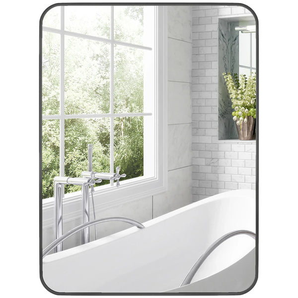 HOMCOM Luxus-Badezimmerspiegel 60x80cm