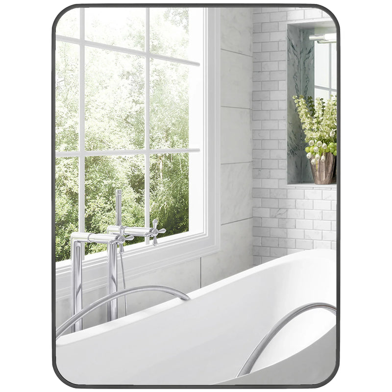 HOMCOM Luxus-Badezimmerspiegel 60x80cm