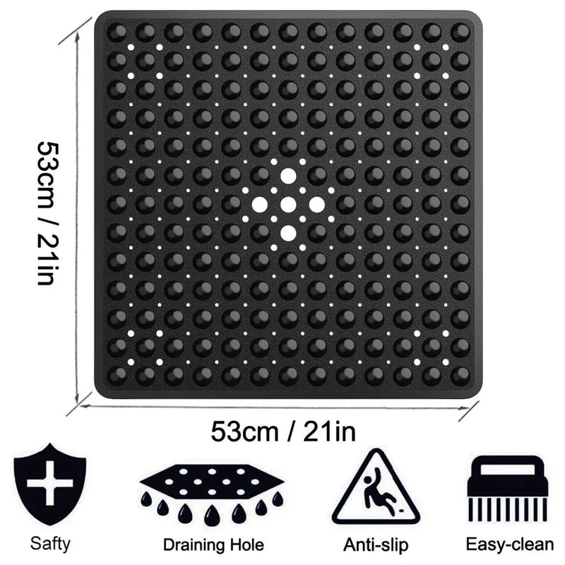 SafeStep Rutschfeste Duschmatte 53x53 cm