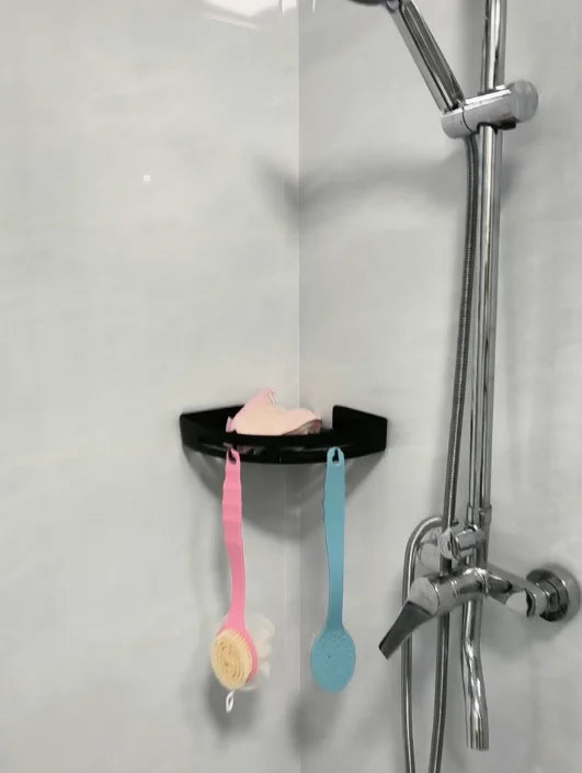 AQUAFIX Selbstklebender Dusch-Organizer – Stark haftend, bohrfrei & wasserdicht
