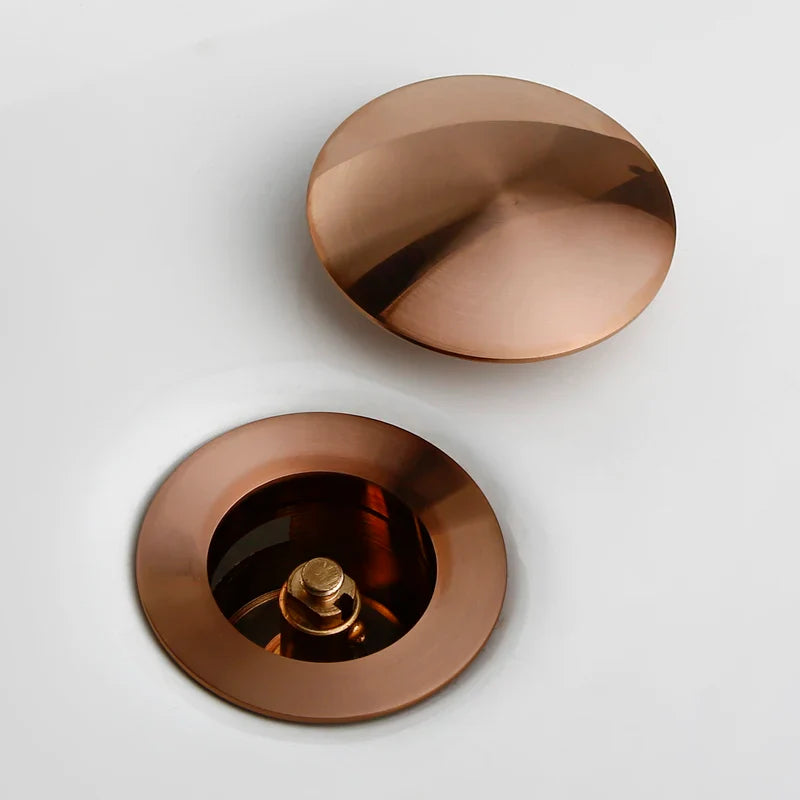 Bagnolux Roségold Waschbecken Ablaufventil