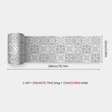 DecoMosaic Wasserdichte Mosaik Wandaufkleber
