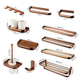 Monite Luxus Roségold Badezimmer Zubehör Set