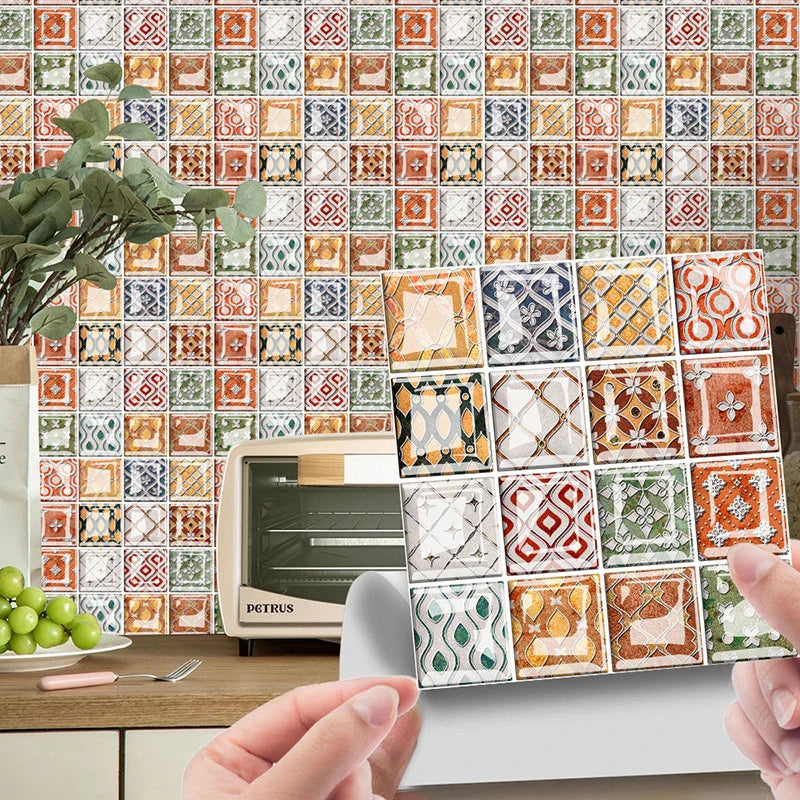 DecoMosaic 3D Mosaik Wandfliesen Aufkleber