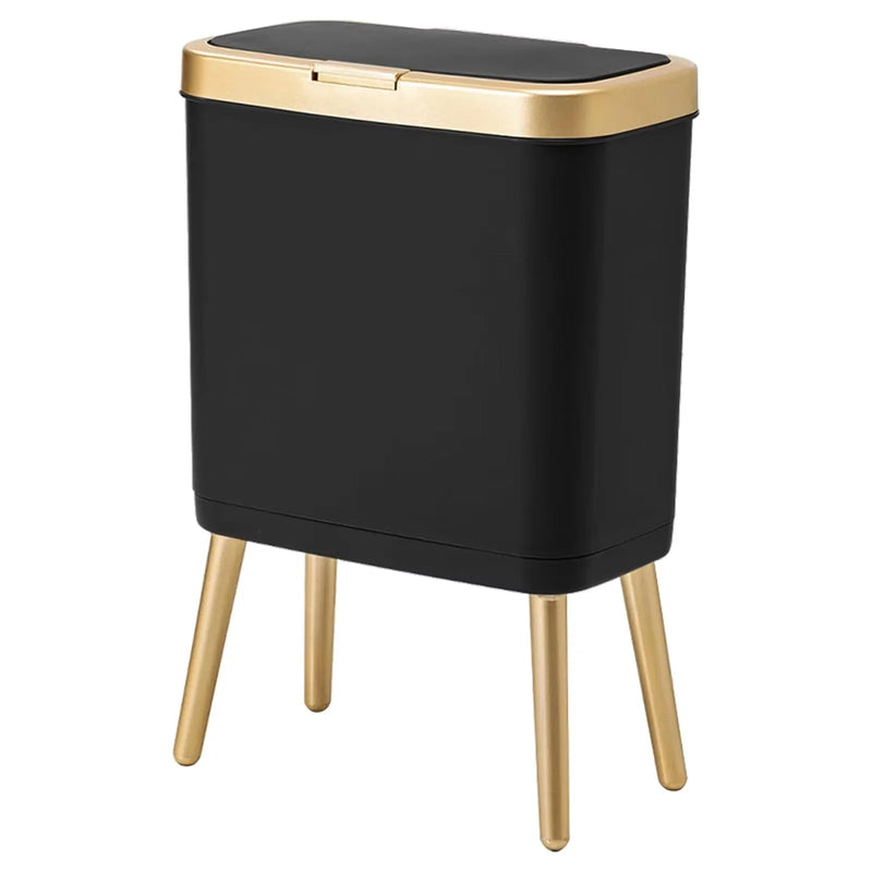 GoldenSlim Moderner Mülleimer mit Deckel