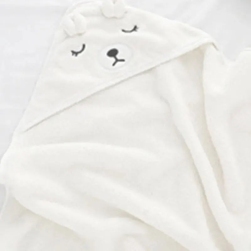 Baby Badeumhang | mit Kapuze & Cartoon-Design
