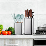 ChefPro – Luxuriöser Edelstahl Universal-Messerblock mit Antibakterieller Wirkung