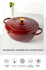 ChefMax 5QT Gusseisen Emaille Dutch Oven