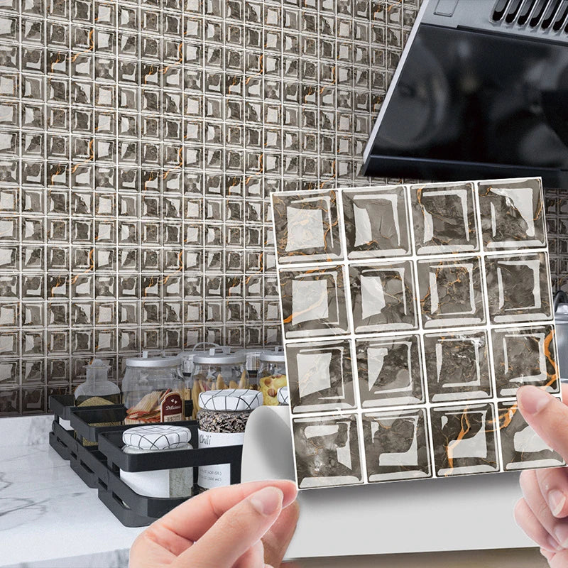 DecoMosaic 3D Mosaik Wandfliesen Aufkleber