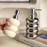 PureCeram Luxe Keramik Seifenspender – Elegante Flasche für Bad, Küche & Hotel