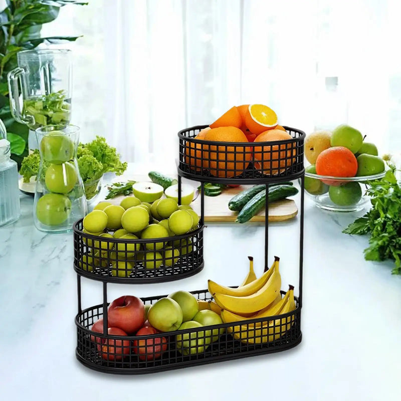 FruitElegance – Metall-Drahtkorb für Obst & Gemüse