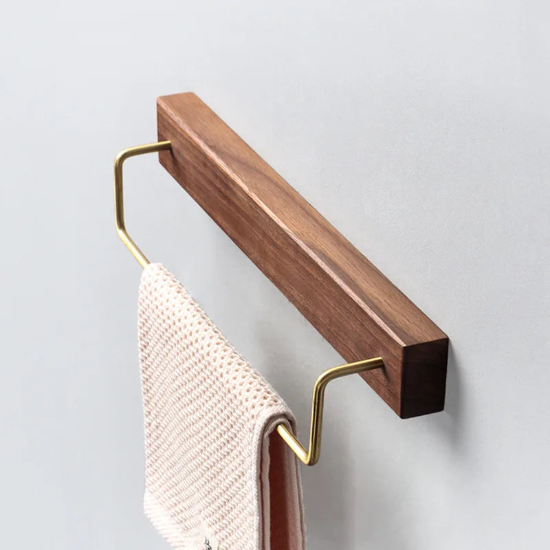 Handtuchhalter 60 cm | Chrom & Edelstahl | Mit Haken