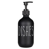 SoapElegance 500 ml schwarzes Seifenspender-Set