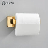Papierrollenhalter aus 304 Edelstahl, goldfarben, für Badezimmer