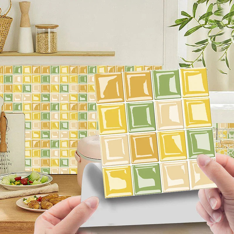 DecoMosaic 3D Mosaik Wandfliesen Aufkleber