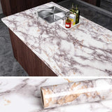 MarbleShield – Luxus Marmor-Selbstklebefolie für Küche & Möbel