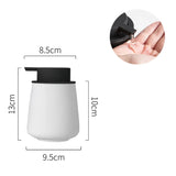 CeramiLux 300 ml Luxus-Seifenspender aus Keramik – für Seife, Shampoo, Spülung oder Lotion
