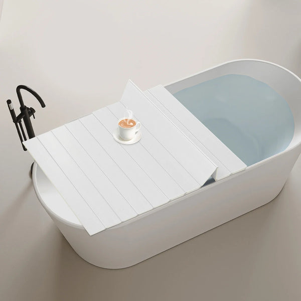ThermaFold Faltbare Badewannenabdeckung – Wasserdichte PVC-Isolierplatte – 75 x 170 cm – Für Spa & Badezimmer
