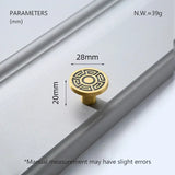 Aurivon LuxeGrip Möbelgriff aus Vollmessing