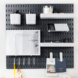 Stecktafel-Kombinationsset – Wand-Organizer | 55,9 x 55,9 cm | Verstellbar & DIY | Zubehör inklusive