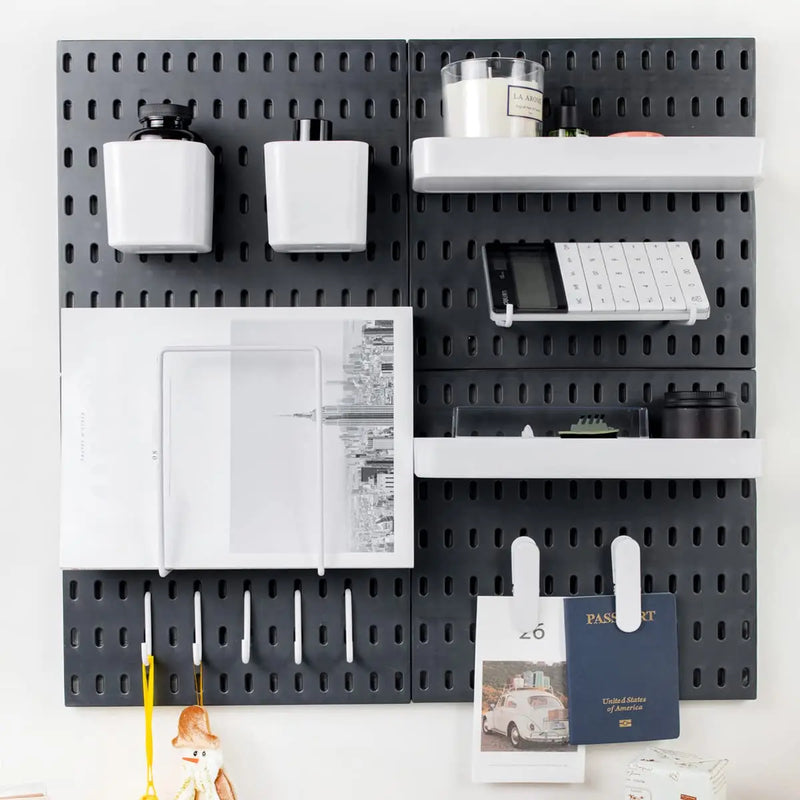 Stecktafel-Kombinationsset – Wand-Organizer | 55,9 x 55,9 cm | Verstellbar & DIY | Zubehör inklusive