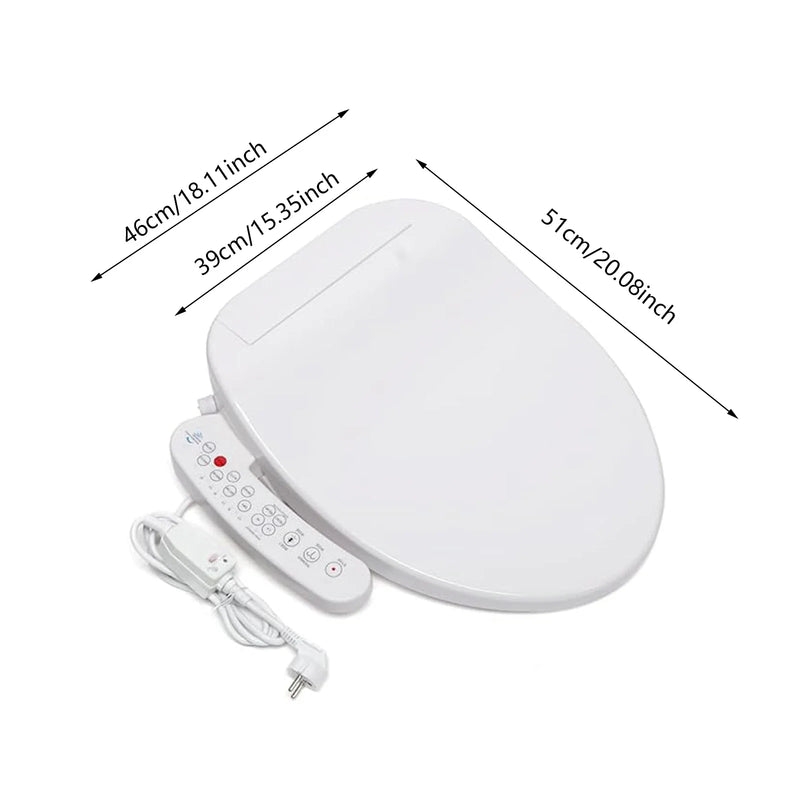 AquaLuxe SmartBidet – Automatisches Spülen und Trocknen mit beheiztem Sitz und selbstreinigenden Düsen