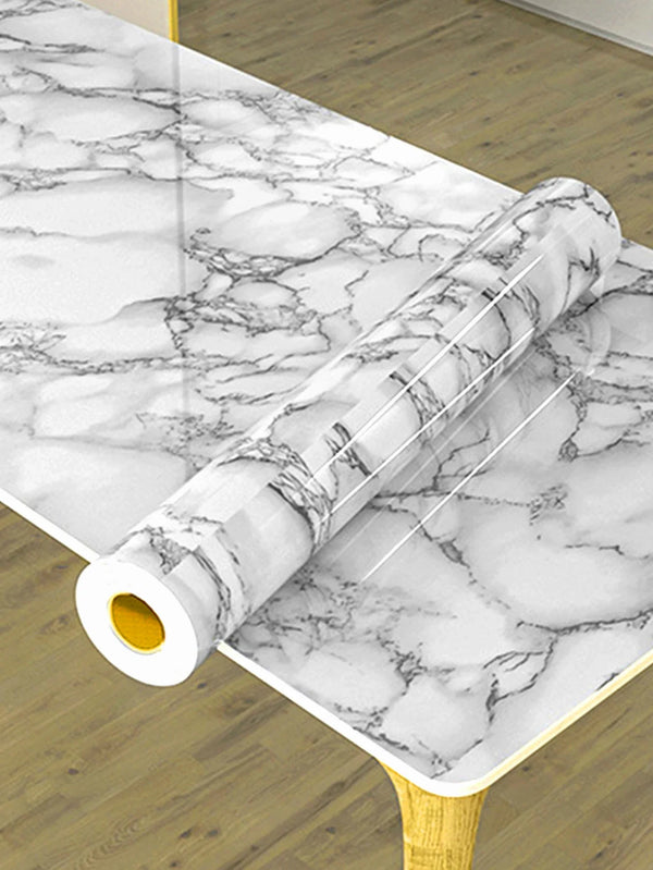 MarbleShield – Luxus Marmor-Selbstklebefolie für Küche & Möbel