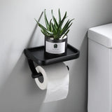 SmartHold Luxe – Toilettenpapierhalter aus Aluminium mit Telefonablage