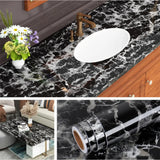 MarbleShield – Luxus Marmor-Selbstklebefolie für Küche & Möbel