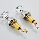 Goldener Waschtischhahn - 8 Zoll Spreizung | Doppelgriff | Klassisches Design | Deck Fitting