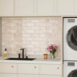 ABPP Beige Stone Subway Fliesenaufkleber