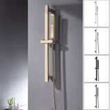Verstellbare Duschstange Wandmontage – Brausestange Set | Edelstahl Handbrause | Wassersparend & Modern