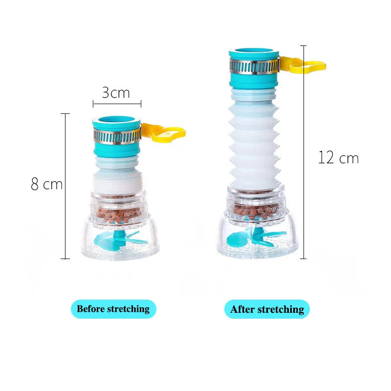 EcoStream 360 – Universeller Wasserhahn-Bubbler mit 360° Drehung & Wassersparfunktion