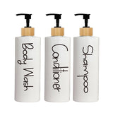 EcoStyle 3-teiliges nachfüllbares Seifenspender-Set - 500 ml