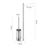SteelPure DuoStand WC-Bürsten & Toilettenpapierhalter Set aus Edelstahl