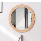 NordicFrame Glas Wandspiegel mit Holzrahmen