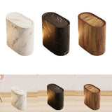 Nordic Marmor-Design Abfalleimer – Schlanker Drückdeckel Mülleimer für Bad & WC