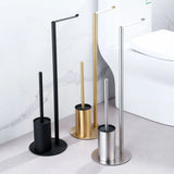 SteelPure DuoStand WC-Bürsten & Toilettenpapierhalter Set aus Edelstahl