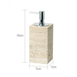 Travèra Beige Travertin Badezimmer-Set