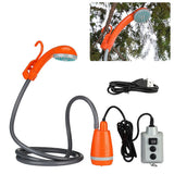 ReiseDusche Mobil – Wiederaufladbare Campingdusche mit 3.7-V-Pumpe | Tragbarer Duschkopf mit 1,5-m-Schlauch | Für Camping, Reisen & Haustierpflege