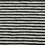 LambSoft Stripe Jacquard Lammfleece Stoff – Weiches Premium-Textil für Kinderkleidung & DIY