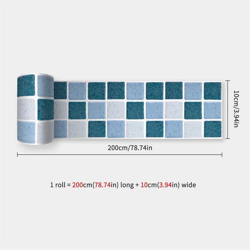 DecoMosaic Wasserdichte Mosaik Wandaufkleber